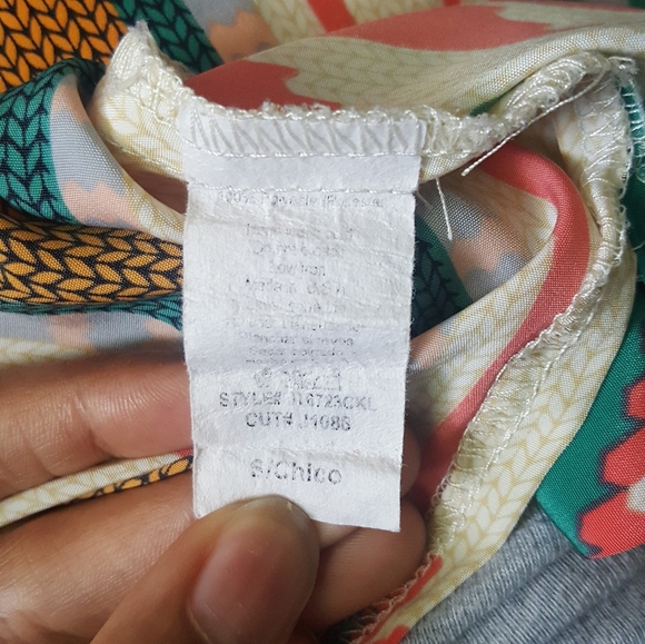 Karlie Tribal Design Blouse Size Small - Picture 4 of 6